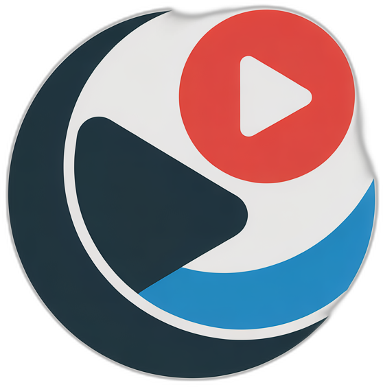 黑白影院Logo